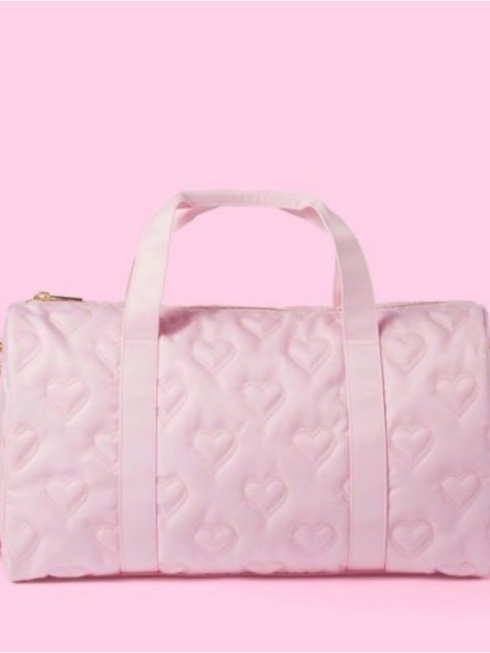 Quilted Hearts Duffle Bag Stoney Clover Lane X Target Light Pink